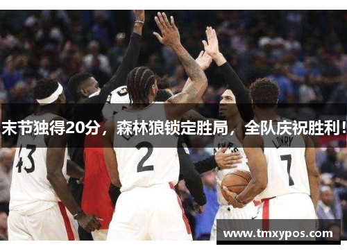 末节独得20分，森林狼锁定胜局，全队庆祝胜利！